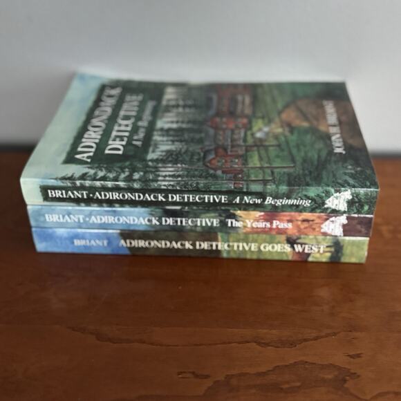 John Briant The Adirondack Detective Series Lot of 3 Trade Paperback One Signed - Picture 2 of 16